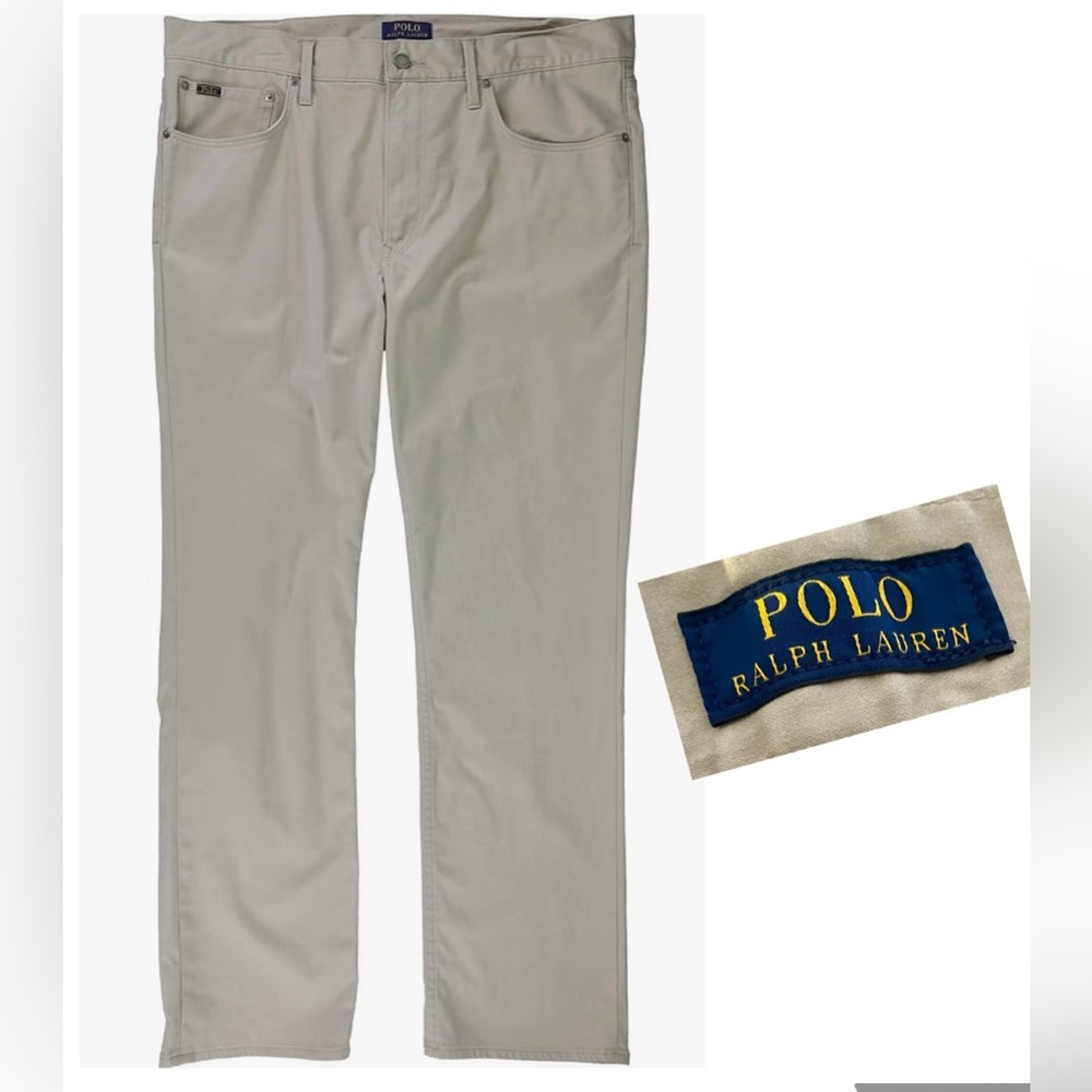 Polo by Ralph Lauren Men’s‎ 34/32 Straight Fit Prospect Casual Khaki Chino Pant
